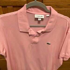 Lacoste Classic Fit Polo in Soft Pink